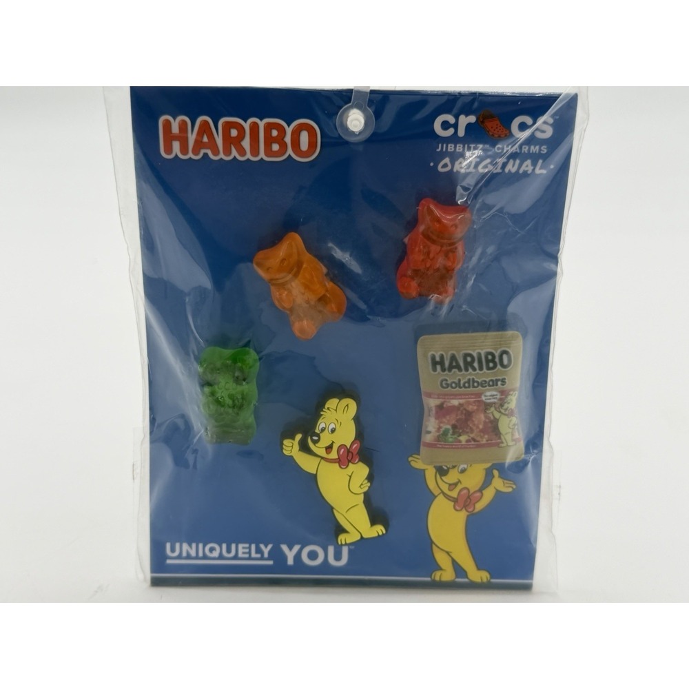 Crocs Haribo 5-Pack Authentic Jibbitz Gummy Bear Charms NEW